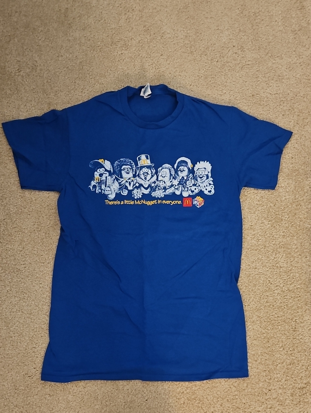 McDonald's Royal Blue Short Sleeve Graphic T-Shirt